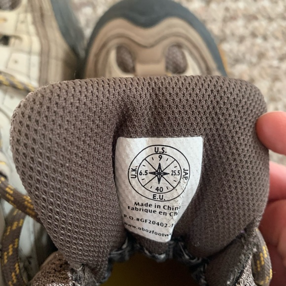 Oboz hiking boot size 9 - Picture 5 of 6